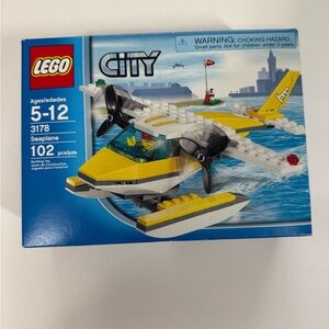 New LEGO Retired City Seaplane Building Kit 3178